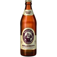 Franziskaner Kellerbier (szűretlen lager sör)